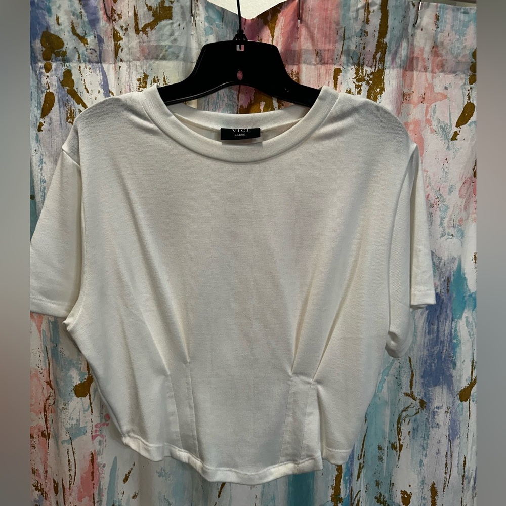 Brilliant White Vici Dolls Top